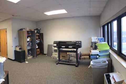 My office at The Gazette